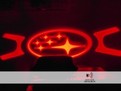Проектор на бампер с логотипом Subaru